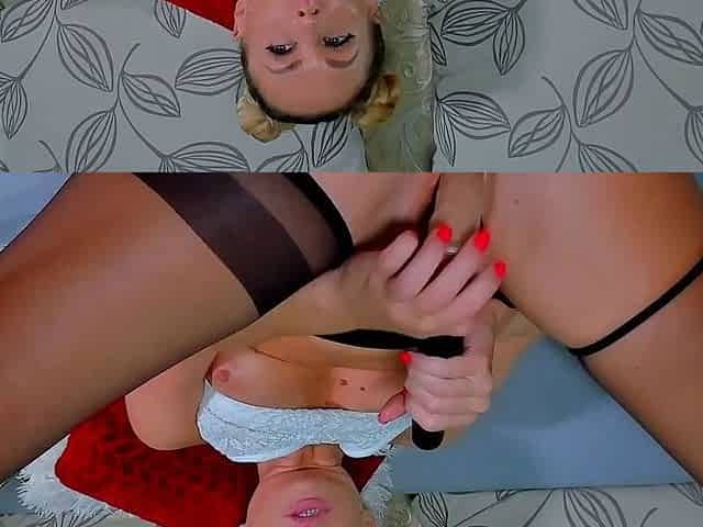 Stockings Dildo Squirt