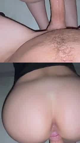 POV: Legs Wide Apart - Fat Ass Falls on Cock