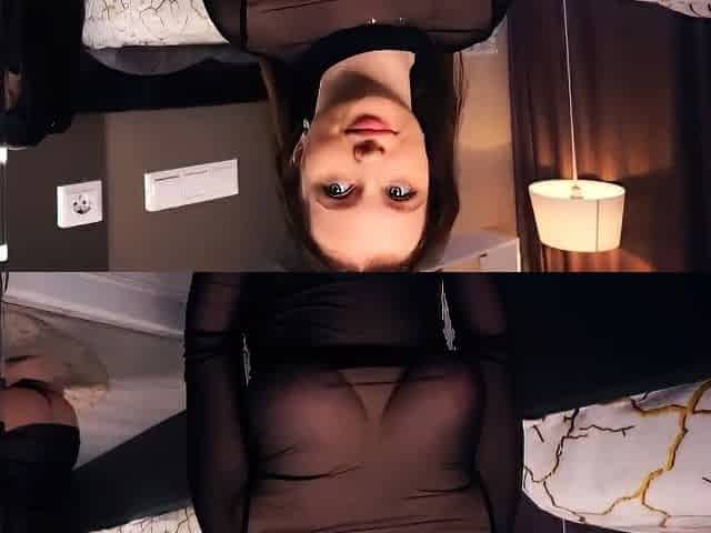 Amateur brunette devyn toys her big pussy in the office