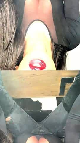 Cute brunette amateur babe sosha masturbating
