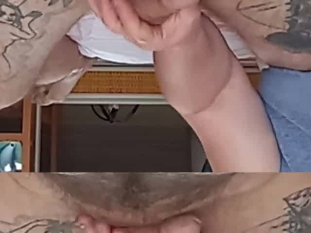 That babe jerks off my schlong close up 1