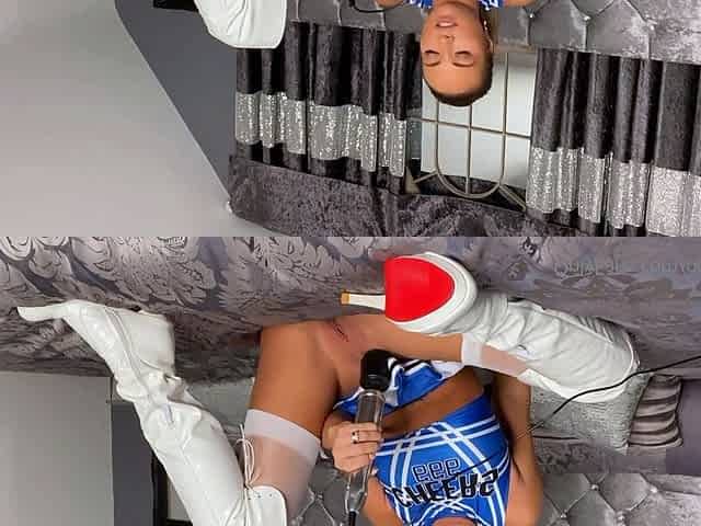 Beautiful Sonya having a horny solo toy masturbation