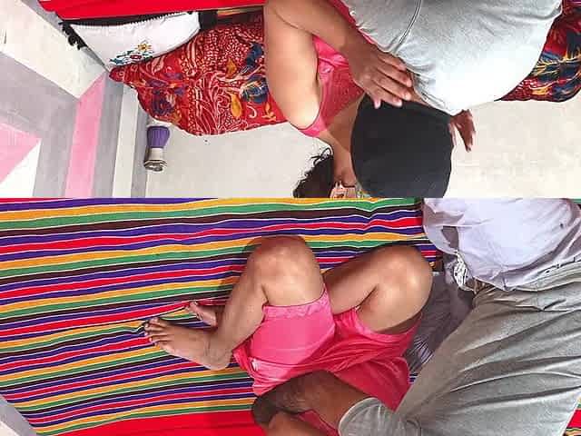 Indian Desi Bhabhi Fucked Her Husband in Doggy Style with Hindi Audio XXX Sex