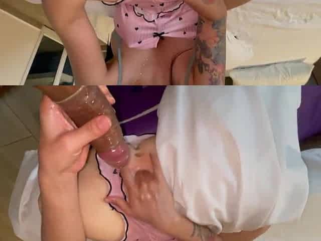 SCREWING WITH A PLASTIC TANTALY DOLL FOR SOME PLEASURE