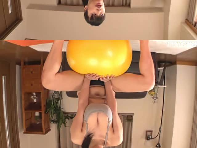 Busty Asian babe Haruna Hana plays with her tight hairy pussy