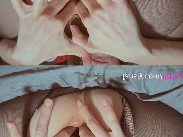 I try to put 4 balls in my butt, but it turns out merely two