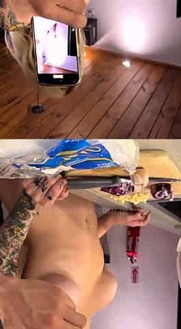 Giovanna Genesini Gets Fucked From Behind In The Kitchen