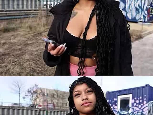 GERMAN SCOUT - Latina Ebony Vicky Menage with big saggy Tits