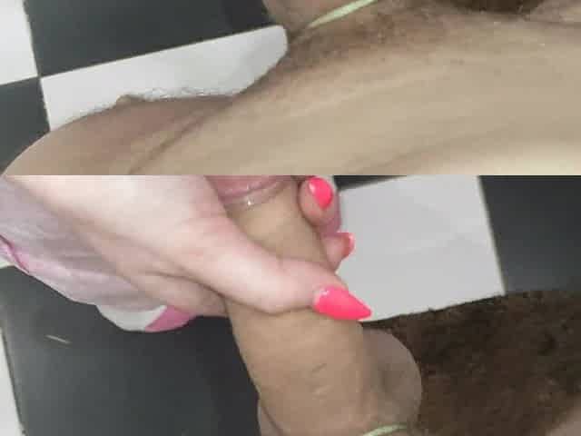 Oops Stepsister Jerks off Cock in College Toilet - Tabooroom