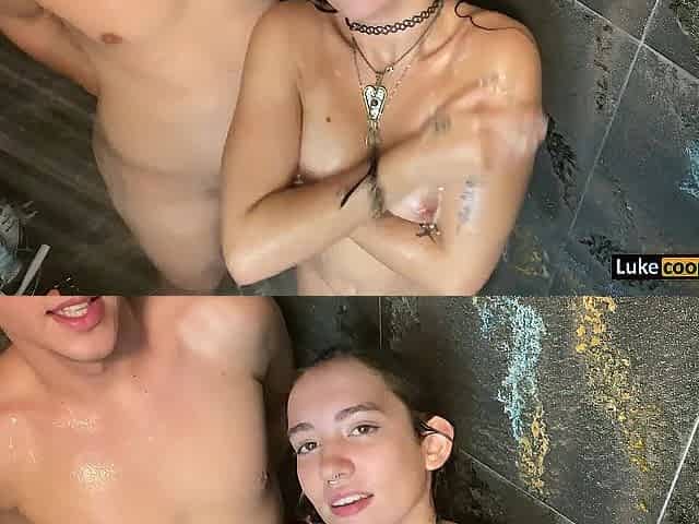 Real Sexy Amateur Shower Coarse Sex