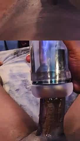 Need to See Large Ebony Shlong Masturbation