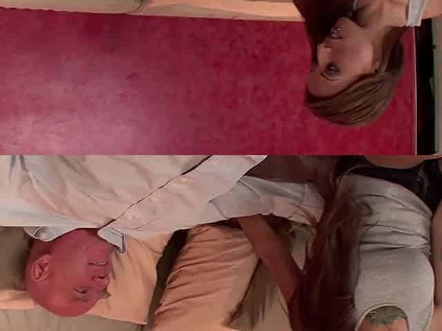 This youthful small gal is turned on older males so that babe very mad to screw with this old dad