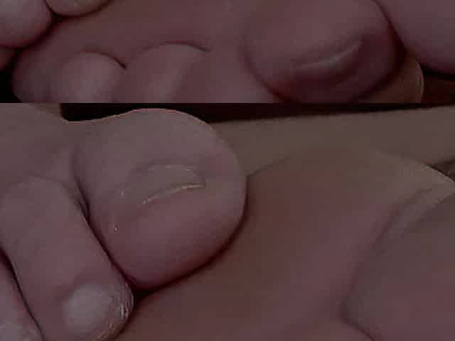 Lengthy Toes No Nail Polish