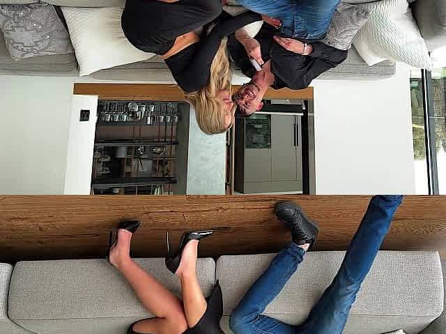 French wench Chloe Chevalier enjoys 2 hard schlongs in a FMM trio