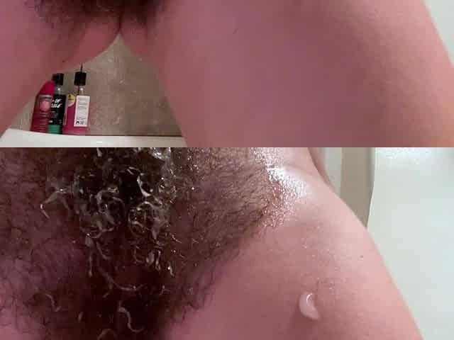 Latina Teen with Hairy Bush