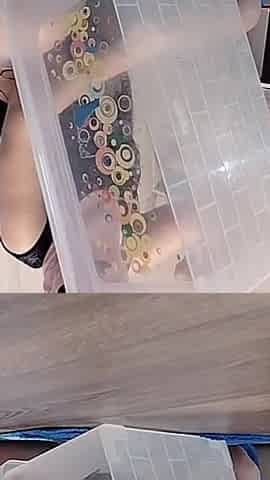 Amateur Wife Vacuuming Naked in the House
