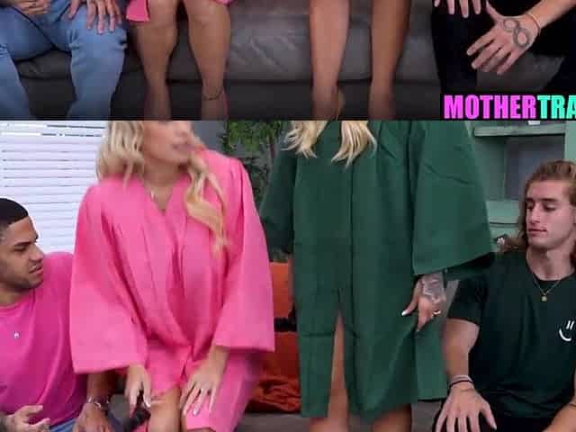Step mothers exchange step sons for gangbang
