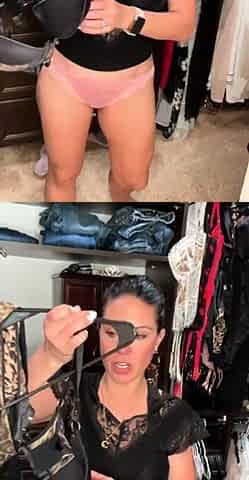 Deep throating milf slut in stockings jerks cock in hd