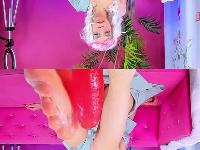 Gorgeous Elf Feet Masturbate Your Cock