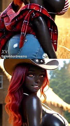 American Fantasy: Black Farm Angel Tease [AI-Animated]