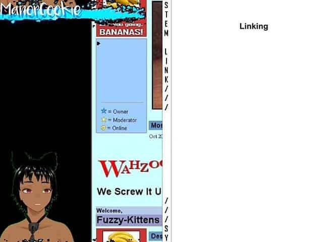 Up the wazoo - Discovered this game where u mess a office lady and it's smth with very old style sort internet