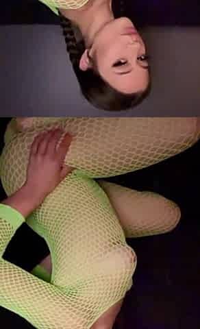 Fit Playgirl Fishnet Shaking Butt Slow Mo Music