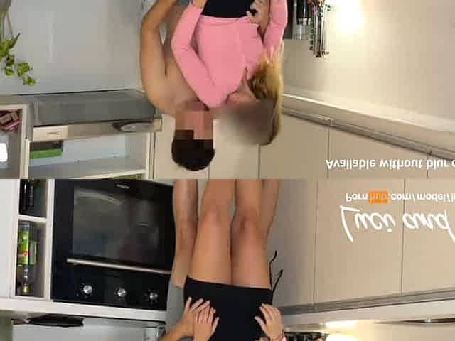 Standing doggystyle, she takes a meaty hard-on and gets jizz all over her thick butt. Real duo homemade porn at its best!