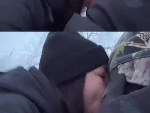 Country mother I'd like to fuck Nearly Caught Banging in the Snow