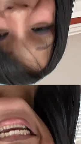 Tattooed ebony skin Tess Morgan masturbates and sucks cock for cum