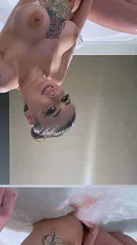 Big boobs milf masturbates with her dildo