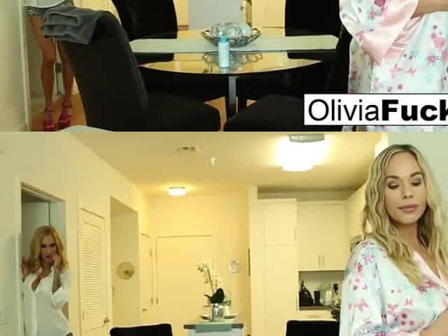 Creepy sexy masseuse seduces dumb blond