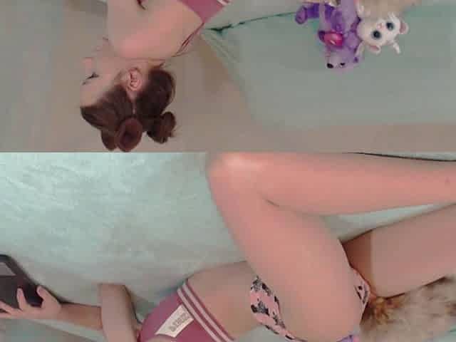 Pale amateur teen brunette Lynn Love