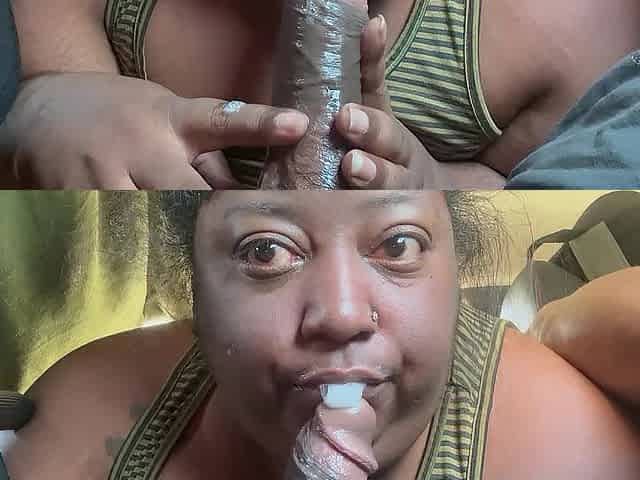 Customer Service Worker Swallowing Jock