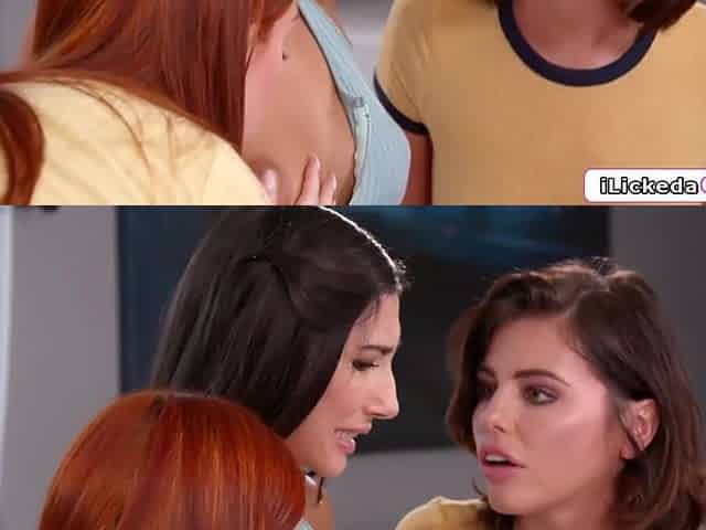 Never thought I'll be having lesbian threesome with my b ffs