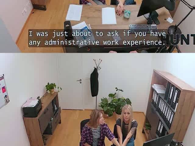 Sexy And Horny Lesbian Zlata Shine Decided To Fuck To Get A Job In Front Of Her Gf 17 Min