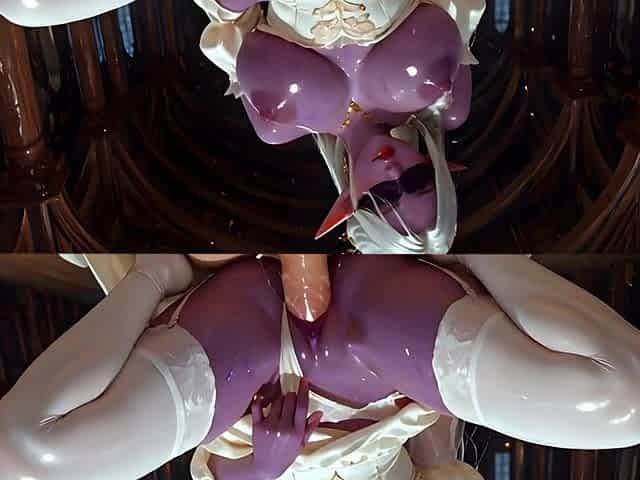 Blindfolded Dark Elf Bride Gets Fucked in Church