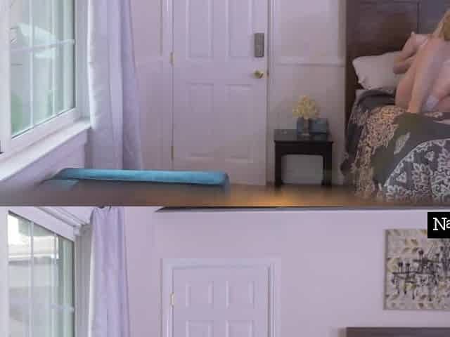 Obese Jock Rams Lesbian Nanny's Taut Pussy