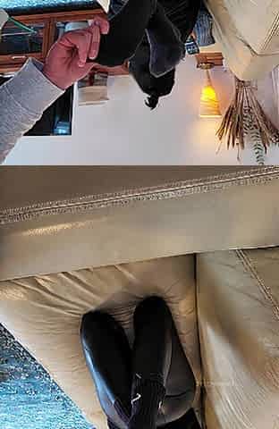 On my phone, but that guy's busy with my Feet ????