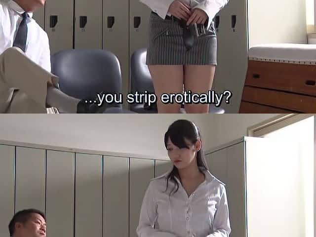 JAV star turned teacher Rei Mizuna striptease Subtitled