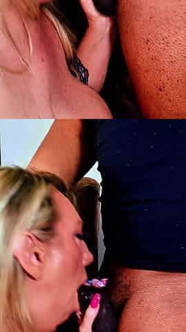 Mature MILF Trades Her Dildo for a Real BBC