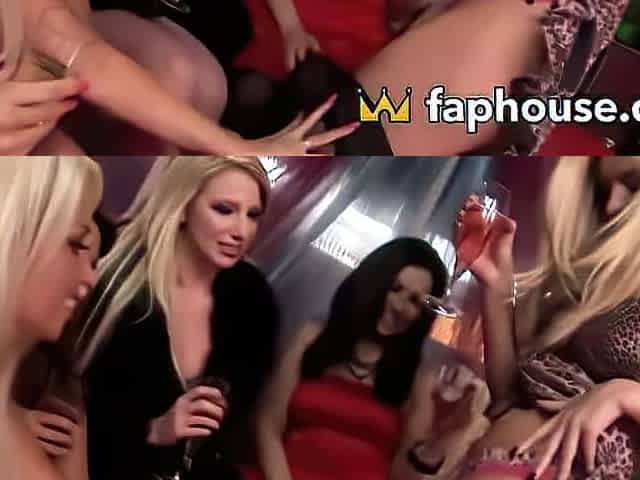 Wild Lesbian Orgy with Sexy Babes in Hardcore Porn Party
