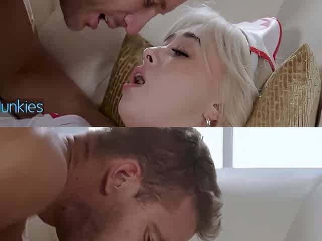 Kinky Blonde Nurse Gives Her Patient A Sensual Massage And Naughty Hand Relief
