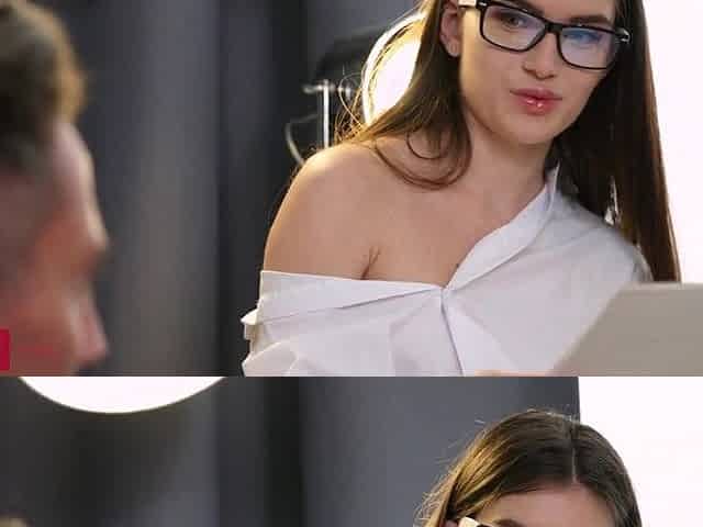 Russian teen Stefany Kyler is permeated by the sexually excited boss