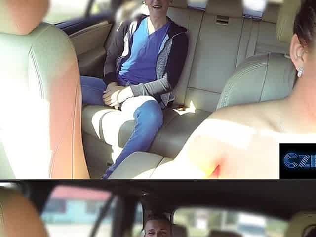 CZECH XXX - Sloppy Fellatio to Balls Unfathomable Banging in Taxi