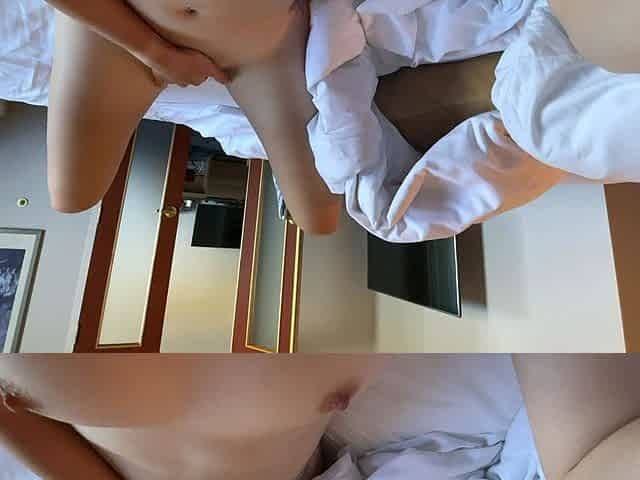 Close up teen masturbation