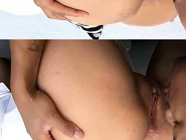 Shy Half Desi Latina Bitch seduce to First Interracial Sex