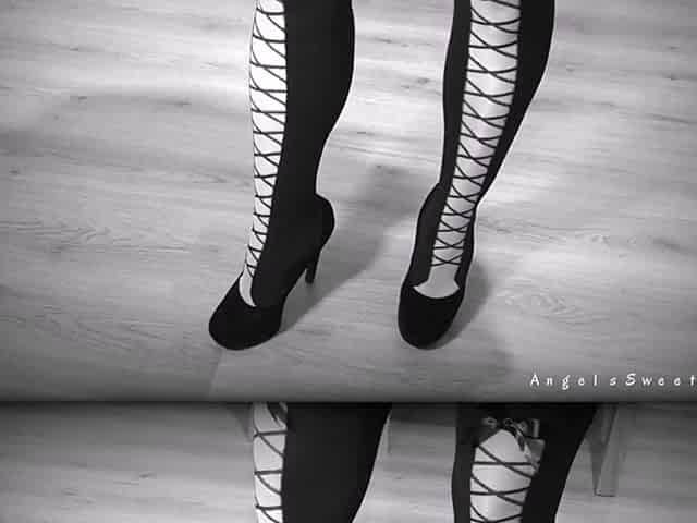 Blond Playgirl Shows Off Her Fresh Nylons Foot Fetish Nylon High Heels Vintage