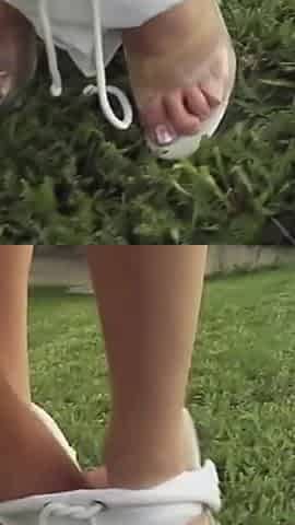 Euro Babe Blonde - POV Outdoor Pussy