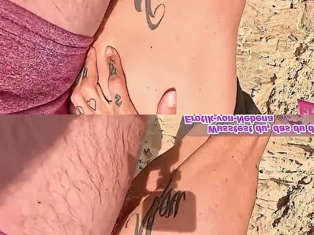 German Skinny Blonde Milf Having Outdoor Sex In Mallorca