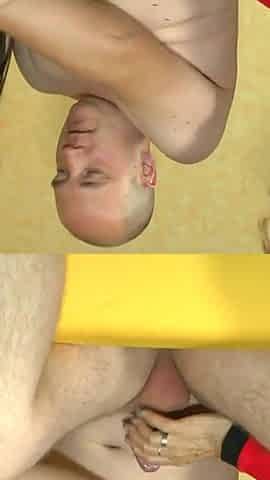 Horny milfs ride and share one cock in threesome - 3